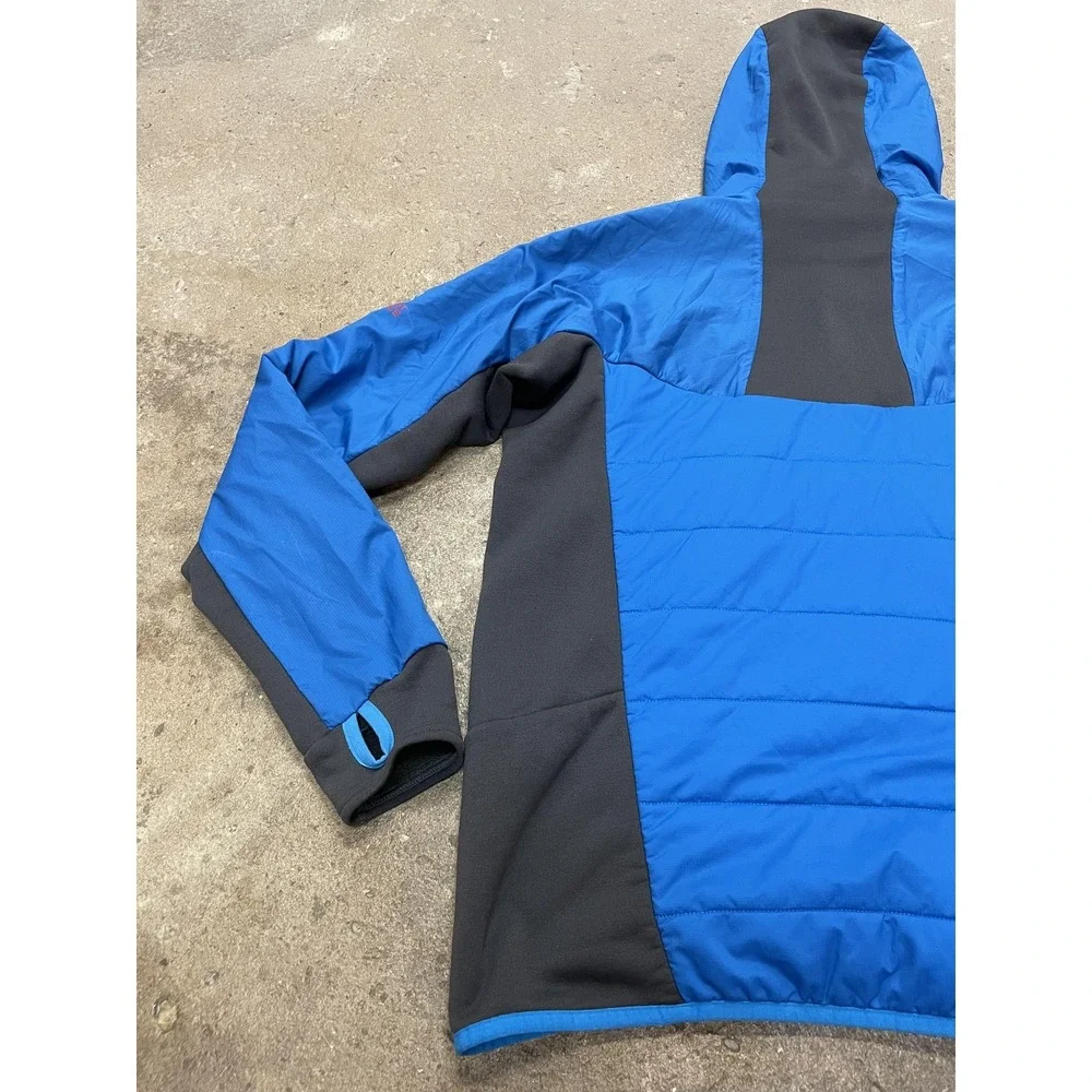 The North Face Jacket Mens Large Blue Black Summit Series Seven Summits‎ Hooded